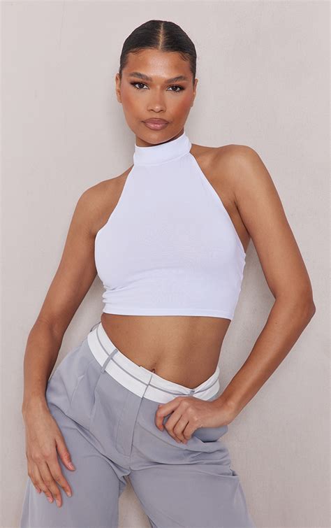 fendi white crop top|More.